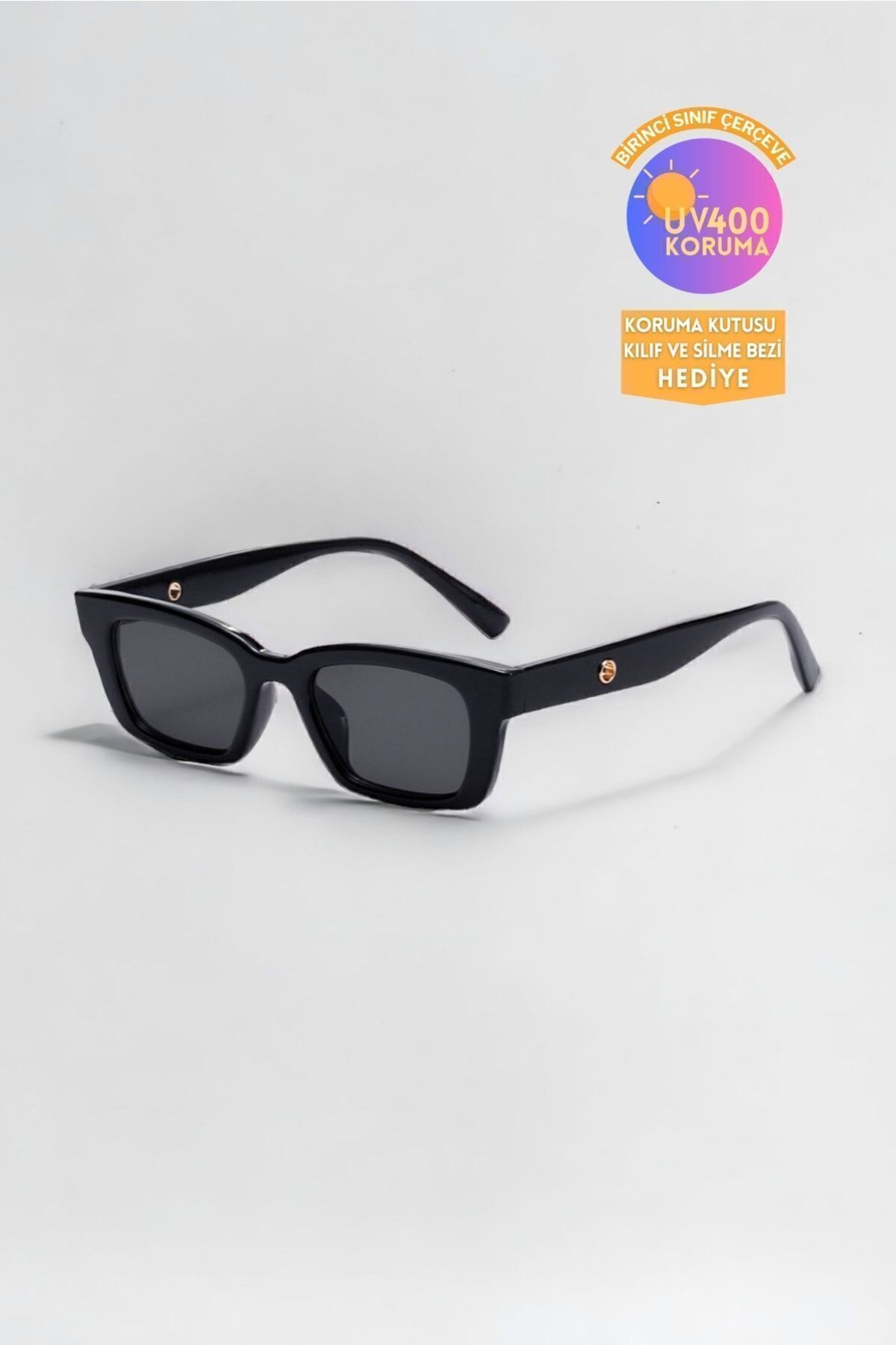 Gentle Gözlük Askı Takma Yerli Unisex Siyah Klasik Güneş Gözlüğü /reneyewear