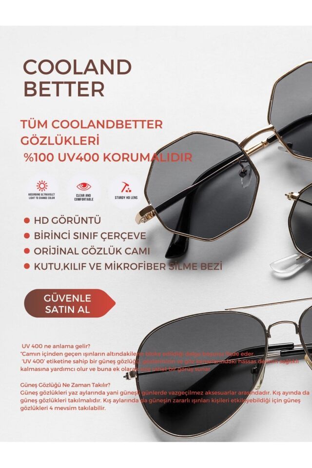 Sage Güneş Gözlüğü Unisex Leopar Çerçeve Mavi Cam Otantik Kadın Erkek Güneş Gözlüğü / Coolandbetter