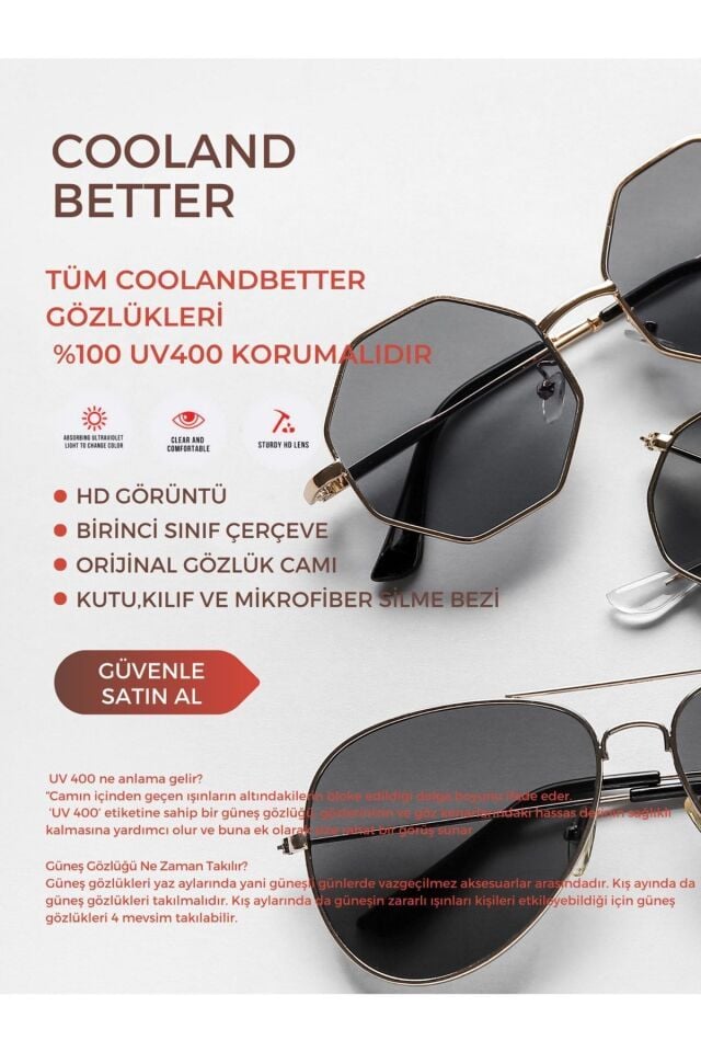 Violet Siyah 2023 Klasik Güneş Gözlüğü Unisex / Coolandbetter