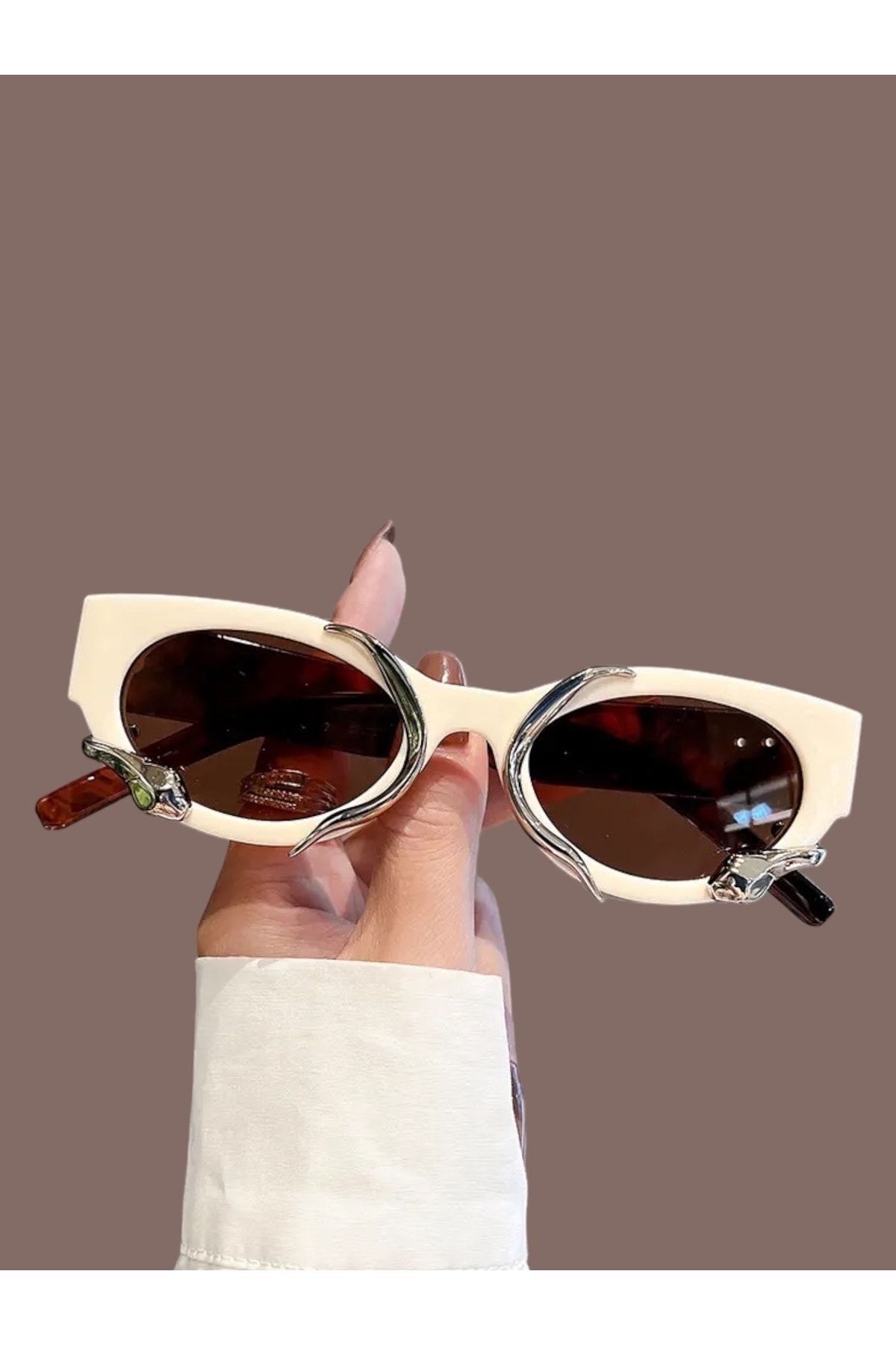 Snake Güneş Gözlüğü Yılan Aksesuarlı Güneş Gözlüğü Şahmaran / Coolandbetter