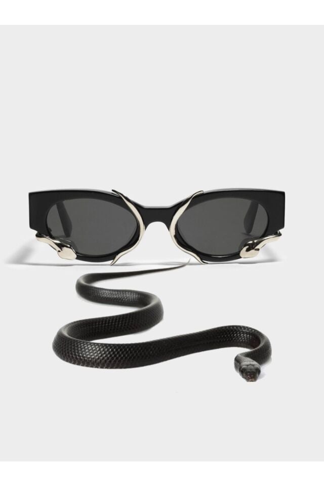 Snake Güneş Gözlüğü Yılan Aksesuarlı Yılanlı Güneş Gözlüğü Unisex / Coolandbetter