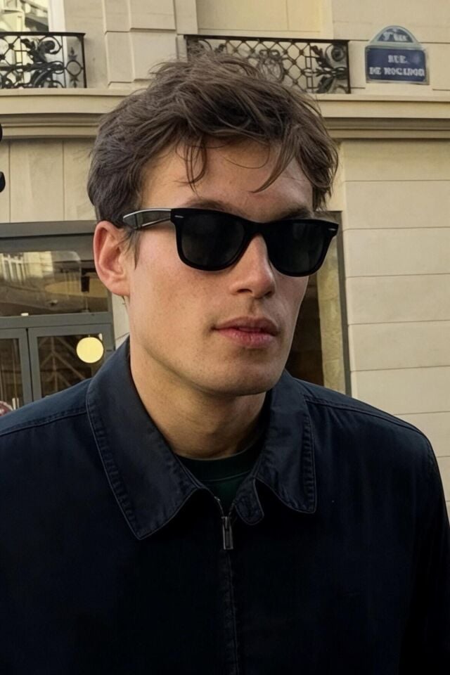 Unisex Çapraz Kesim Wayf Parlak Klasik Güneş Gözlüğü / Ren Eyewear