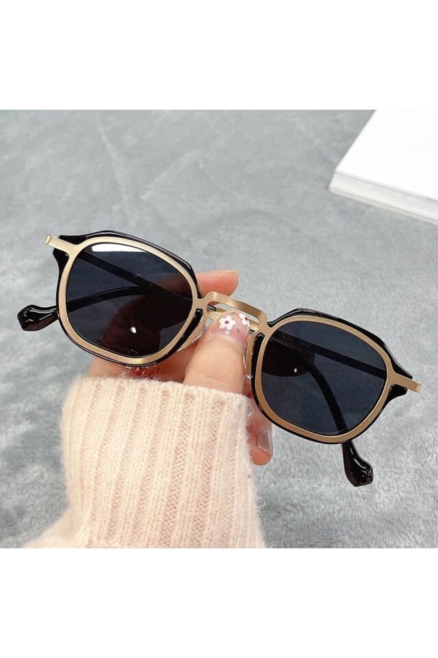 Angel Square Kare Gold Çerçeve Güneş Gözlüğü Unisex /coolandbetter