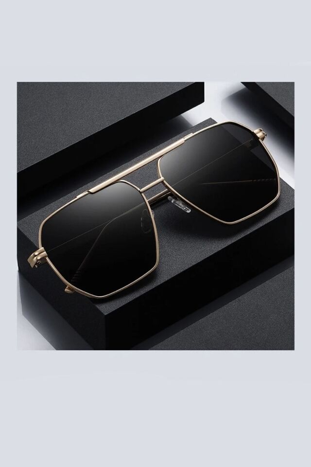 Wanete Premium Siyah Cam Büyük Boy Unisex Güneş Gözlüğü /reneyewear