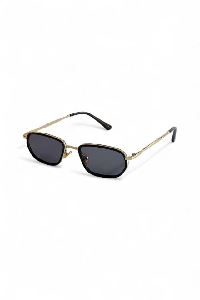 LUXEN Edge – UV400 Korumalı Metal Saplı Dikdörtgen Unisex Güneş Gözlüğü POPÜLER / REN EYEWEAR