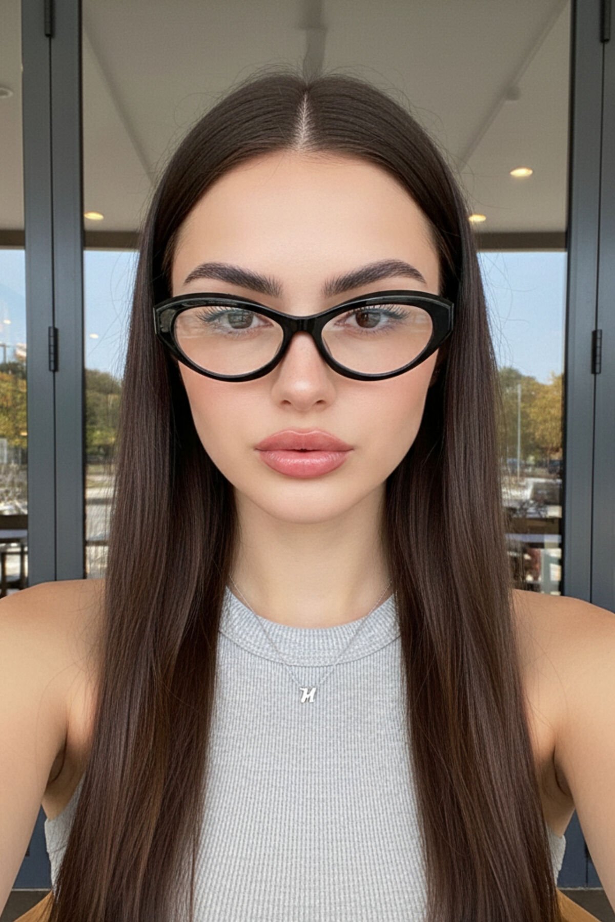 PR Alessi Zarif & Şık Kadın Cat Eye Güneş Gözlüğü – Mavi ışık koruma, ekran gözlüğü