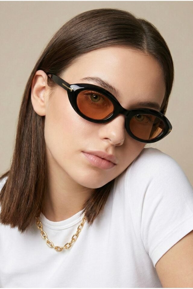 REN Aura UV400 Kadın Güneş Gözlüğü Oval Çerçeve Tam UV Koruma Yeni Sezon 2026 - R102