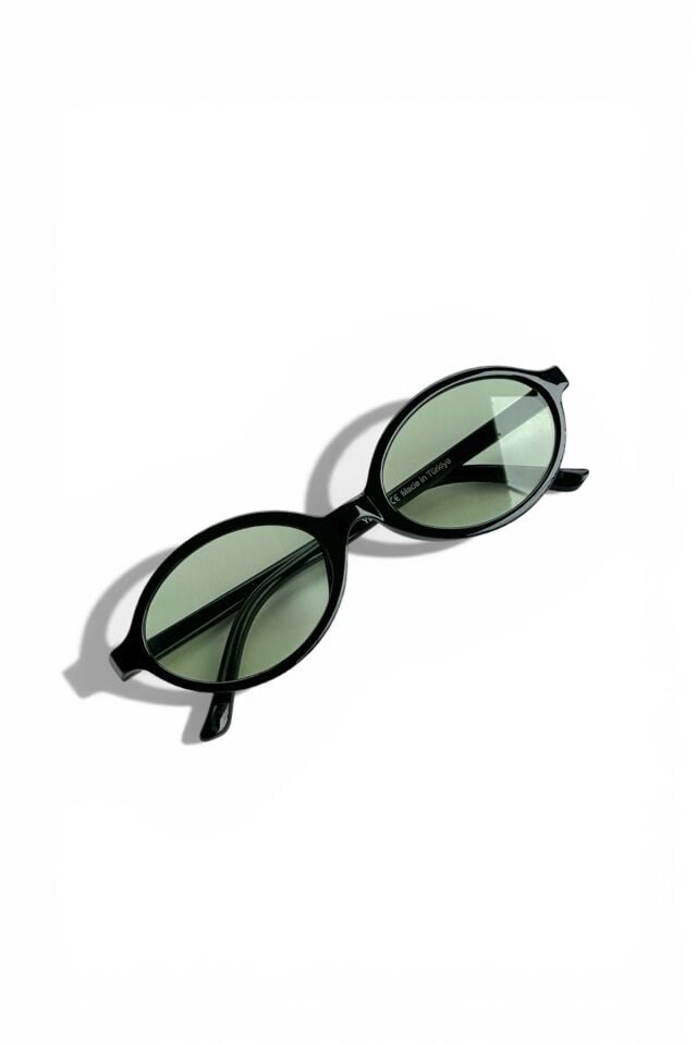 Miux Kadın Siyah çerçeve soft renkli cam popüler Oval Güneş Gözlüğü – uv400